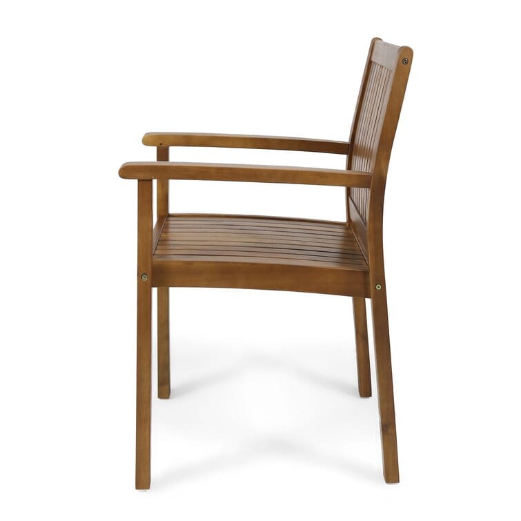 Teak Acacia Outdoor Dining Set for Poolside Garden Patio