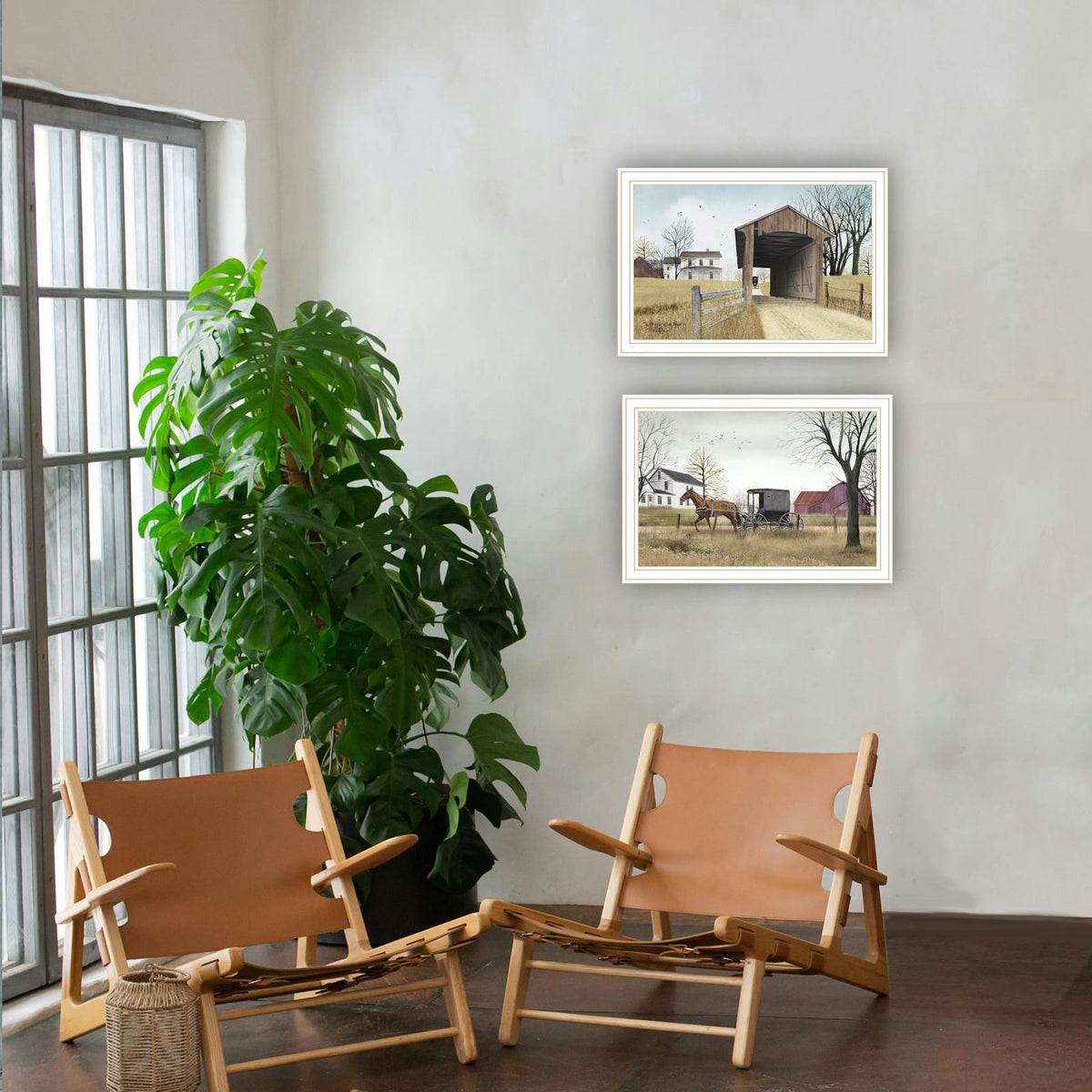 Trendy Wall Art Prints - Multicolor Wood Framed Decor