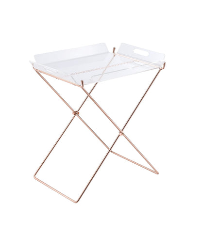 Clear Acrylic Tray Table - 16" x 22" Dining Table
