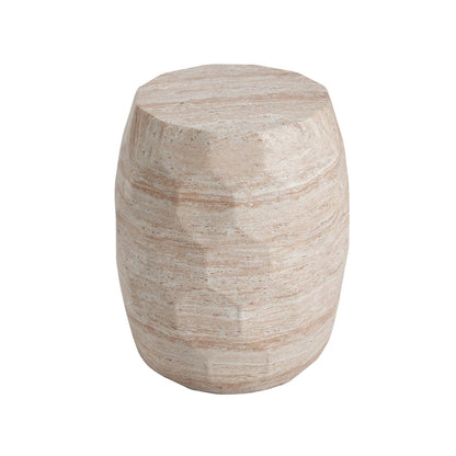 Lightweight Concrete Side Table - Beige Outdoor/Indoor Table