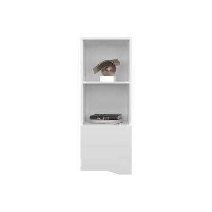 White Engineered Wood Wall Cabinet - 13.4" x 16.1" for Living Room