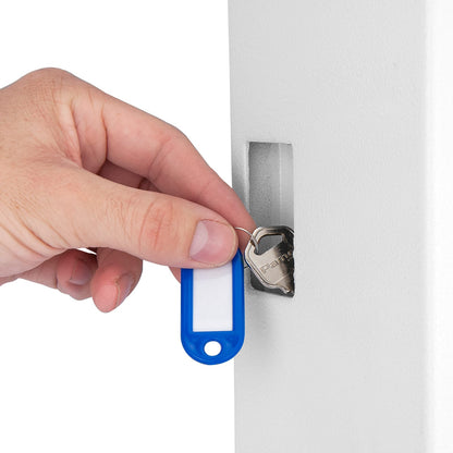 100 Keys Key Cabinet Digital Wall Safe - White Steel