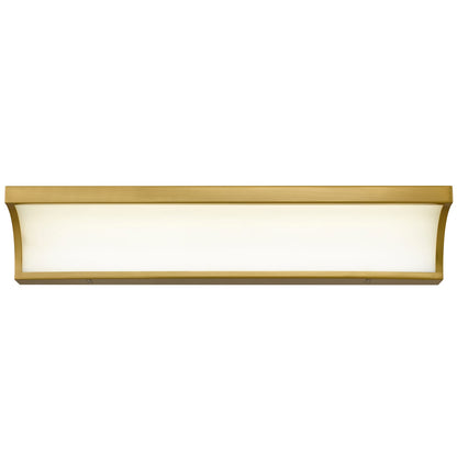 Antique Brass Bathroom Vanity Light Bar - 24 Inch