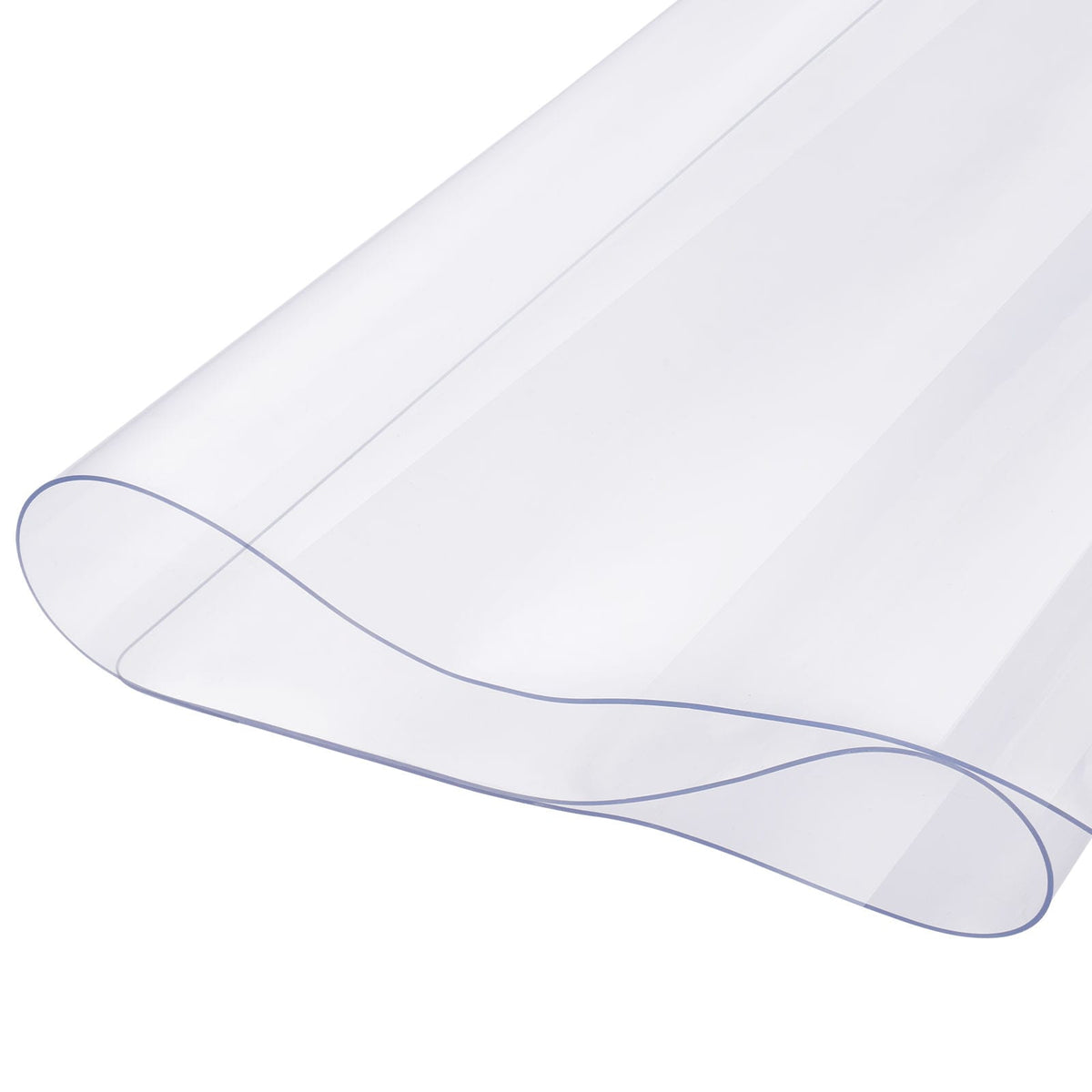 Clear PVC Table Protector - 54x54 Inch Desk Cover
