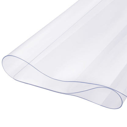 Clear PVC Table Protector - 54x54 Inch Desk Cover