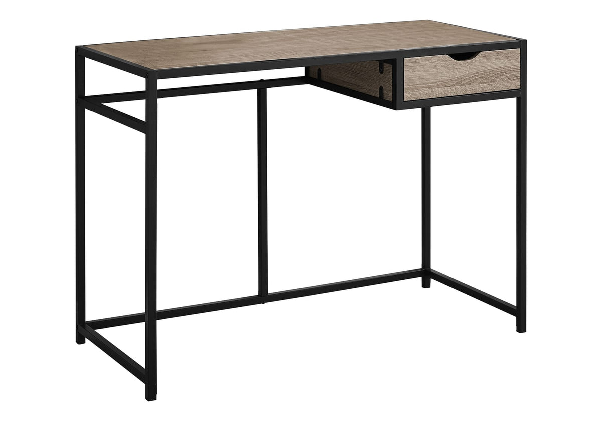 Taupe Computer Desk with Storage Drawer - 42" L for Home Office