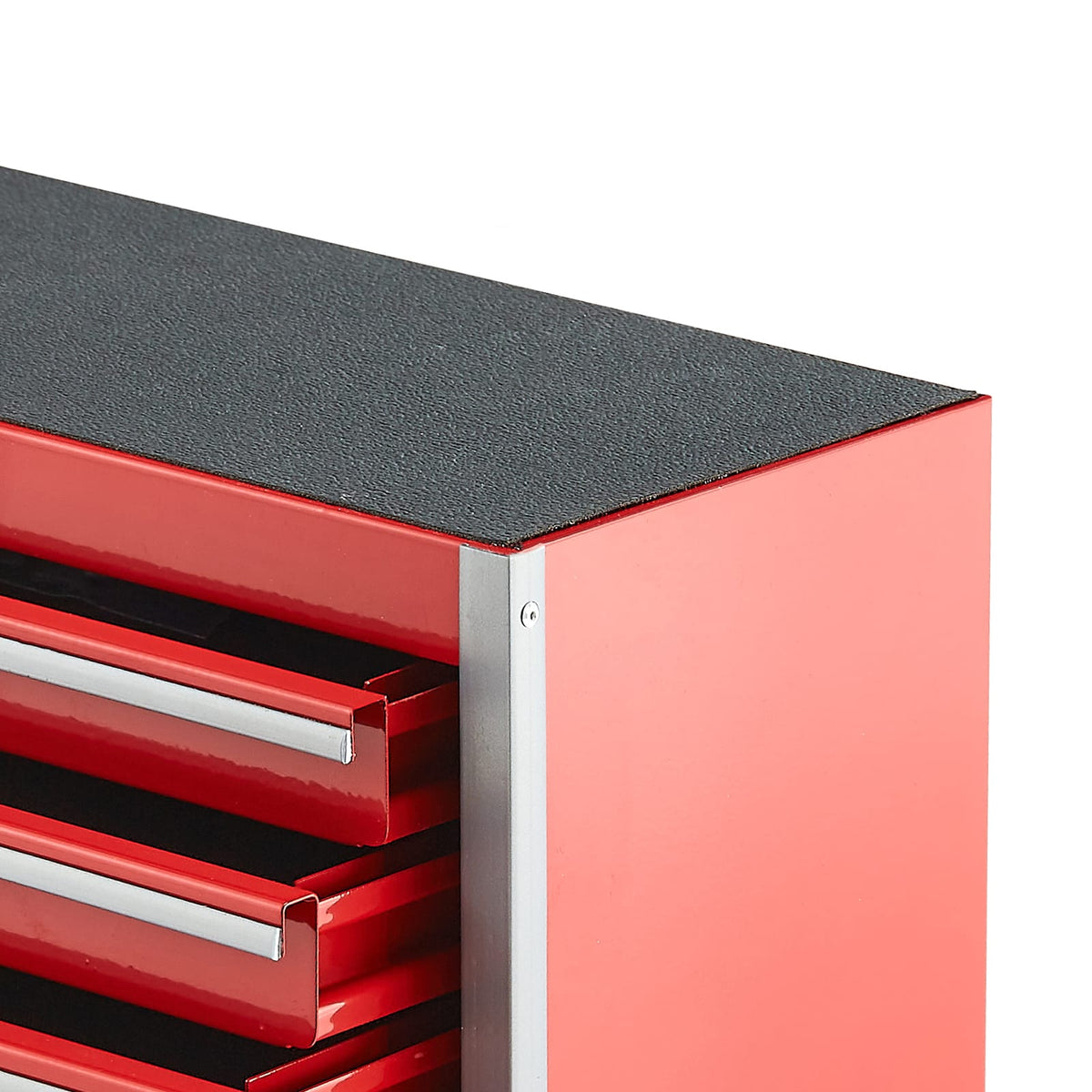 8.6 Inch Red Steel Tool Cabinet - 5 Drawer Organizer