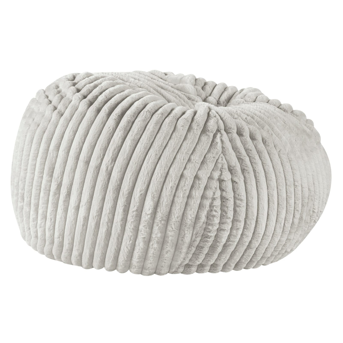 Grey Memory Foam Bean Bag Chair - 40" Wide