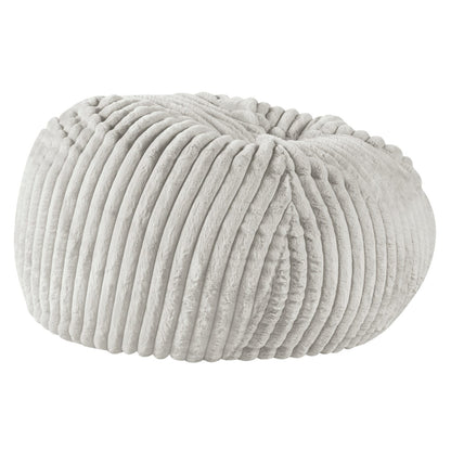 Grey Memory Foam Bean Bag Chair - 40" Wide