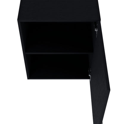 Wenge Wall Cabinet - Bathroom Storage Solution