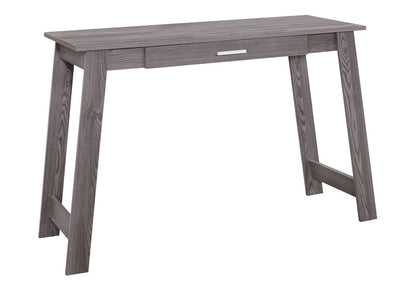 Grey Computer Desk with Storage Drawers - Home Office Desk