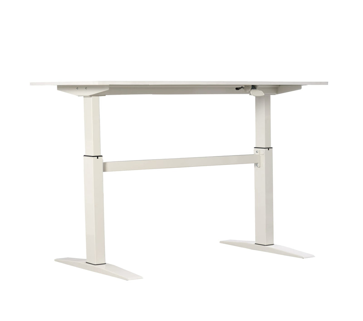 47" White Height Adjustable Standing Desk