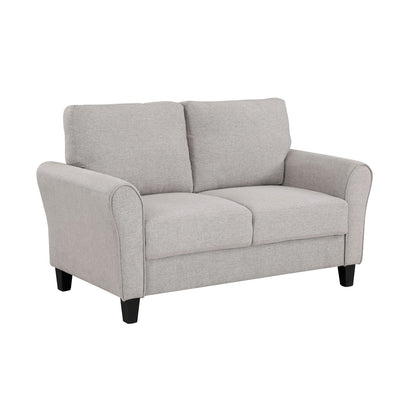 Desert Sand Fabric Loveseat - 58" Primary Living Space