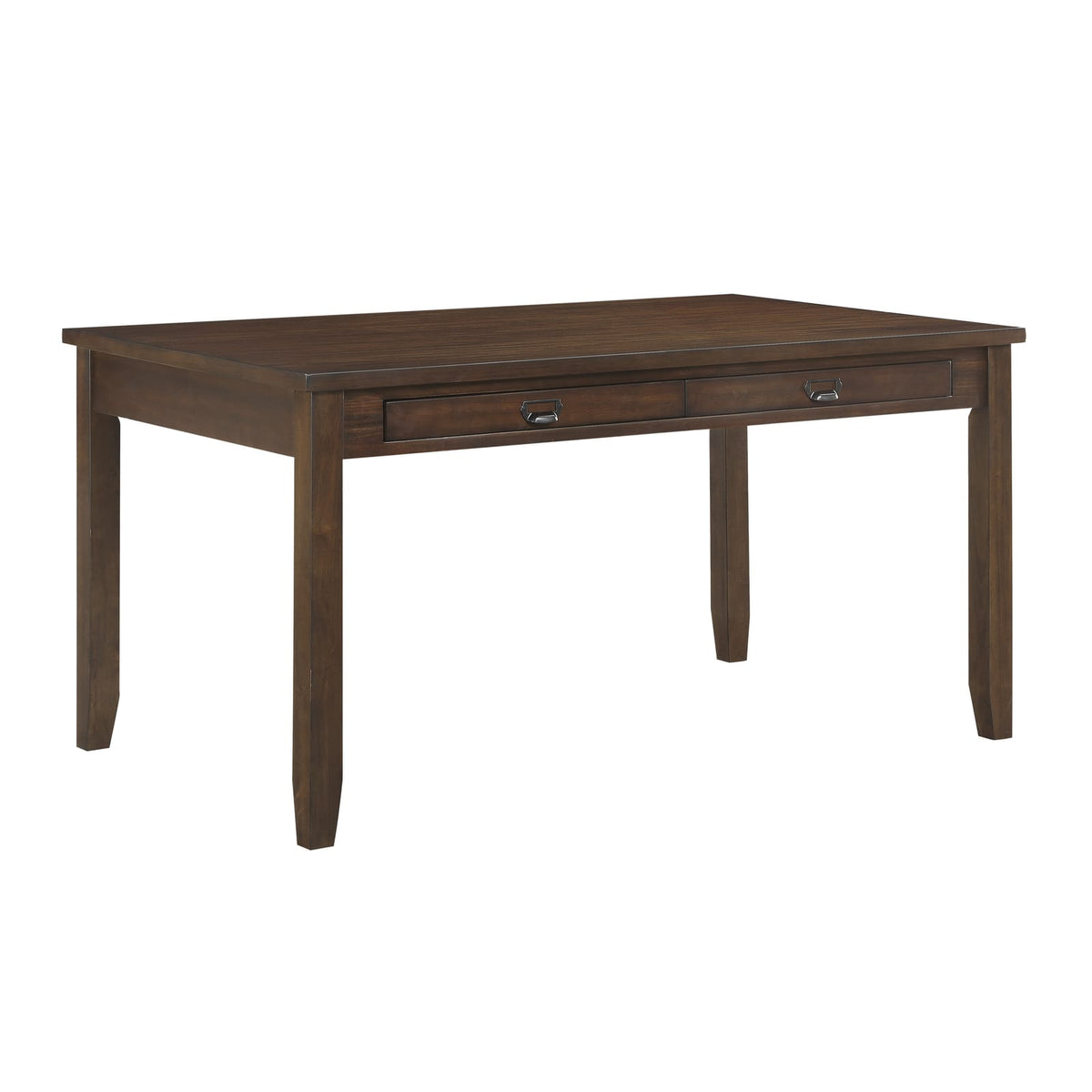 Dark Cherry Dining Set - Table, Bench & 4 Chairs