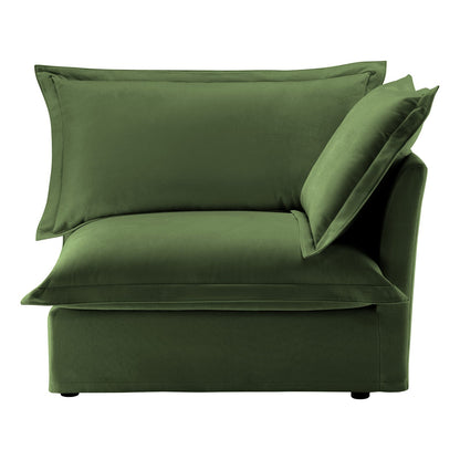 Koala Sofa - Green Chenille Comfort