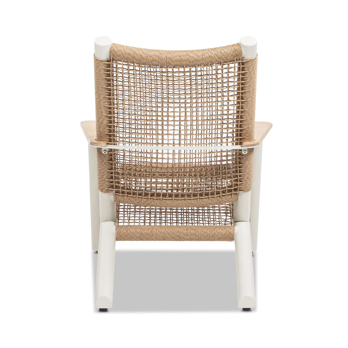 Beige Aluminium Patio Adirondack Chair - Outdoor Lounge