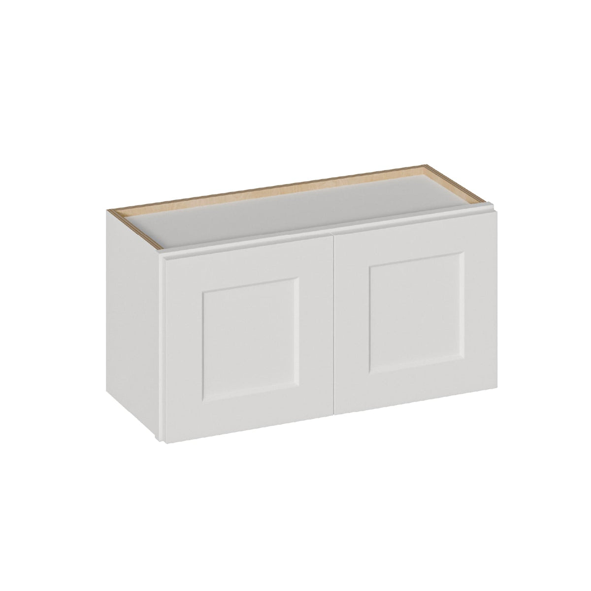 Solid Wood Shaker Wall Cabinet - White, Ready to Assemble (RTA)