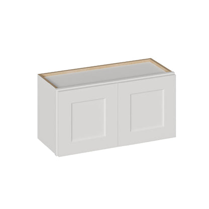 Solid Wood Shaker Wall Cabinet - White, Ready to Assemble (RTA)