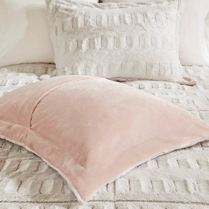 White Twin Comforter Set - Plush Polyester Bedding