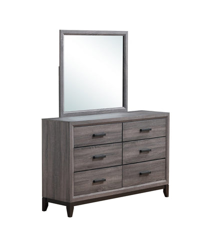 MIRAGE FOIL GREY MIRROR - Vanity Mirror with MDF Frame