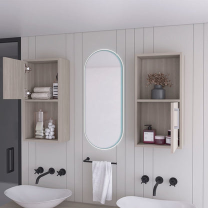 Multicolor Engineered Wood Bathroom Medicine Cabinet Set