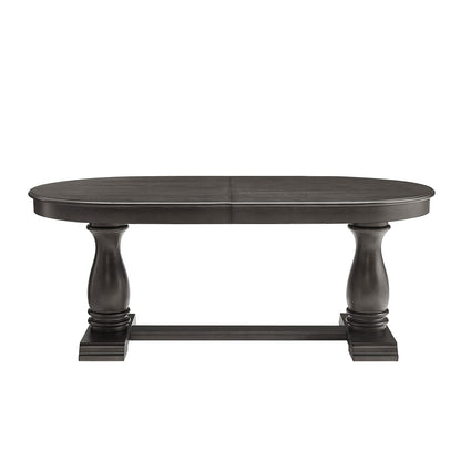 94 Inch Extendable Dark Brown Dining Table - Perfect for Large Families