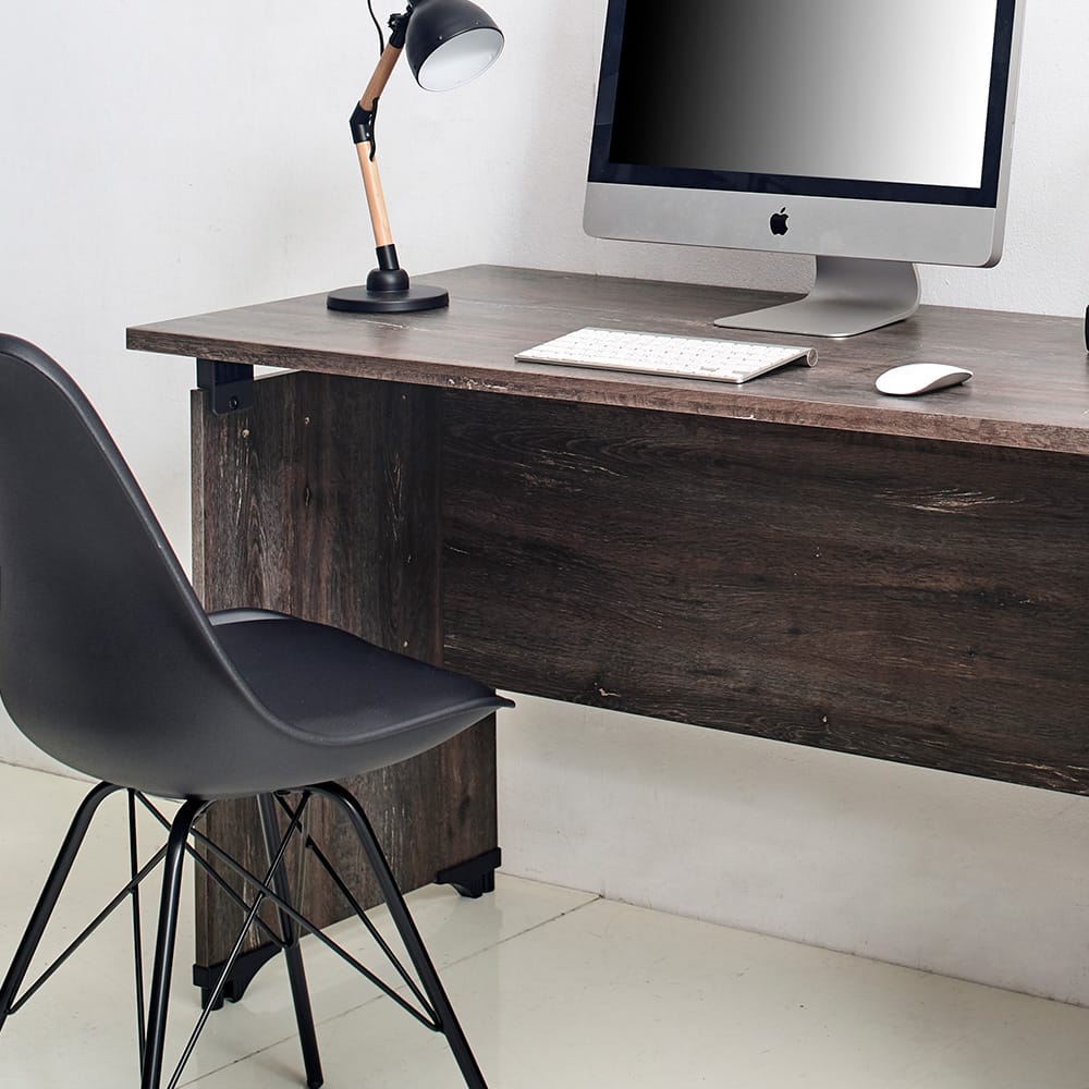 Urban Farmhouse Writing Desk - Gray Composite Wood