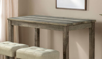Beige Brown Rectangular Dining Table Set with Chairs