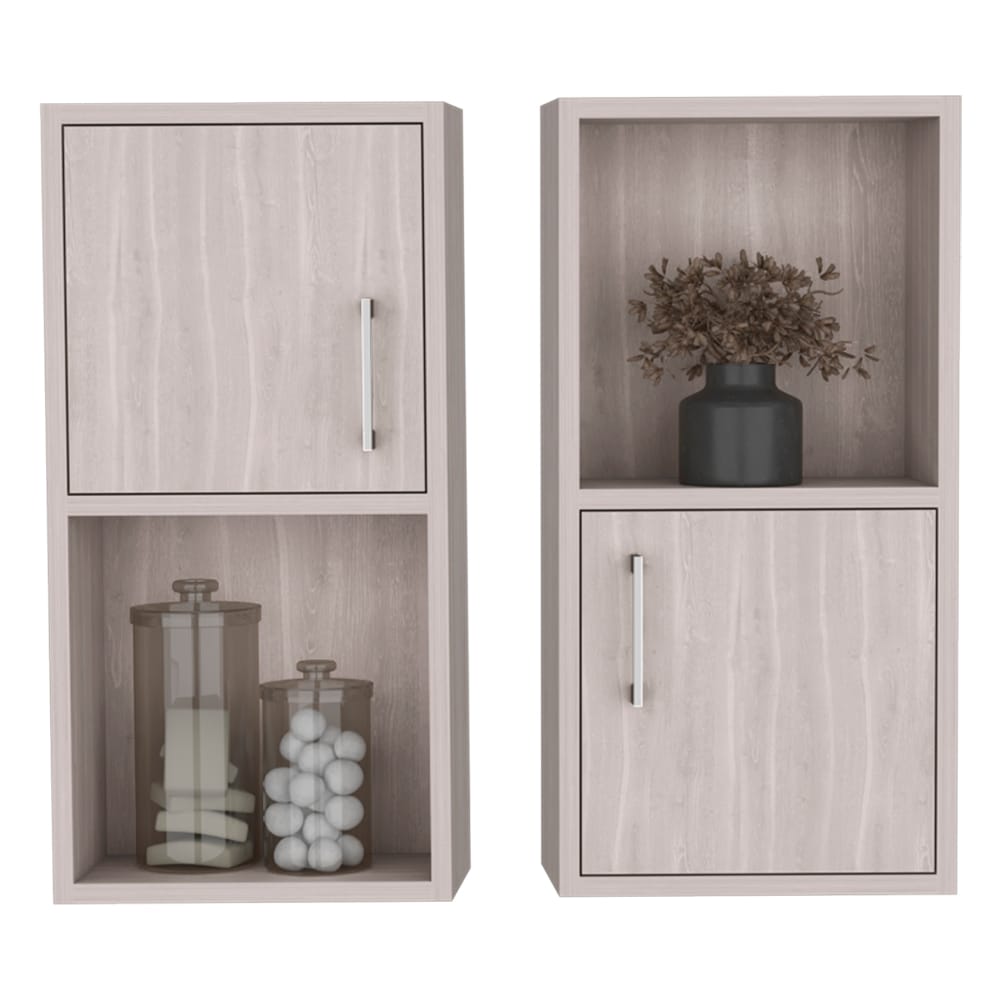 Multicolor Engineered Wood Bathroom Medicine Cabinet Set