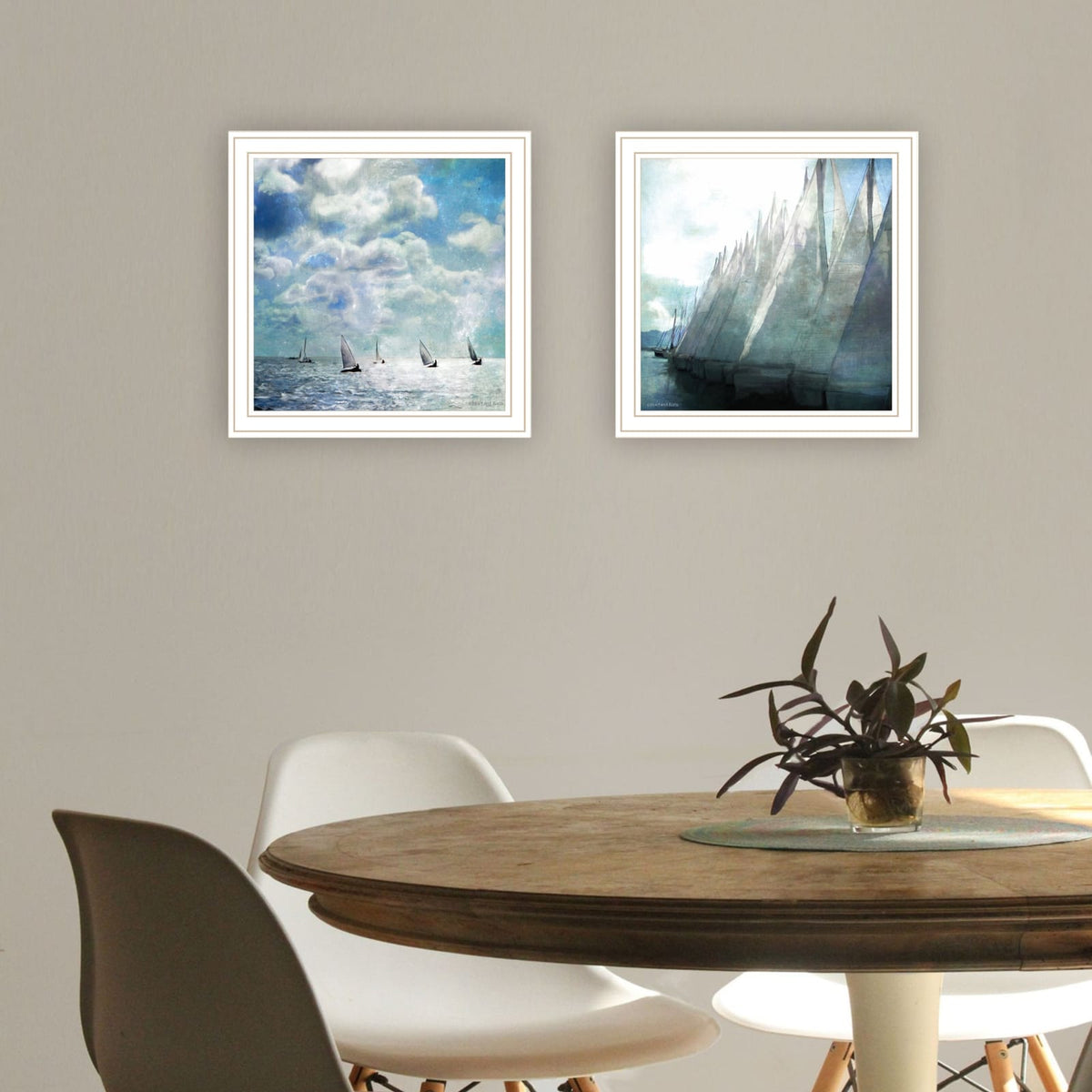 Multicolor Wood Paper Wall Art - Living Room Bedroom Decor