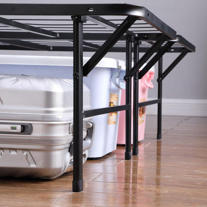 Black Queen Adjustable Bedbase - Steel Frame