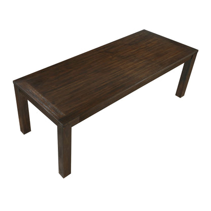 Modern Dark Brown Wood Dining Table Seats 8 for Kitchen & Dining