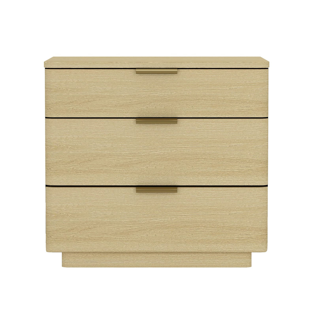 Natural Oak Nightstand - 26" Modern Design for Bedroom