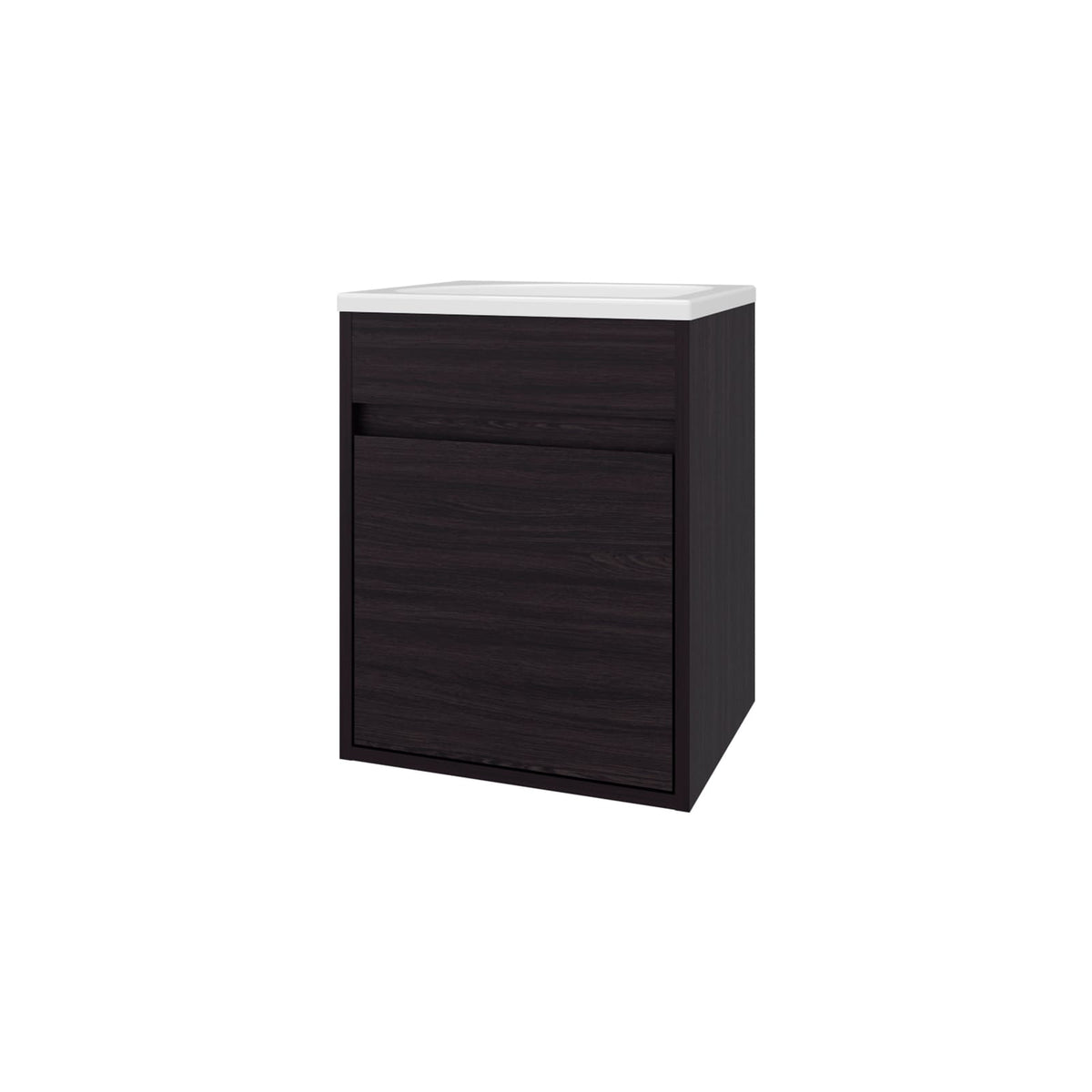 Wenge Bathroom Floating Vanity - Storage & Style
