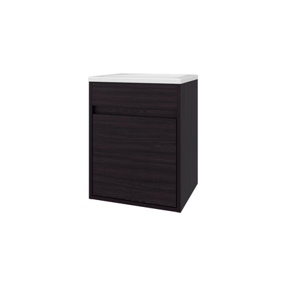 Wenge Bathroom Floating Vanity - Storage & Style