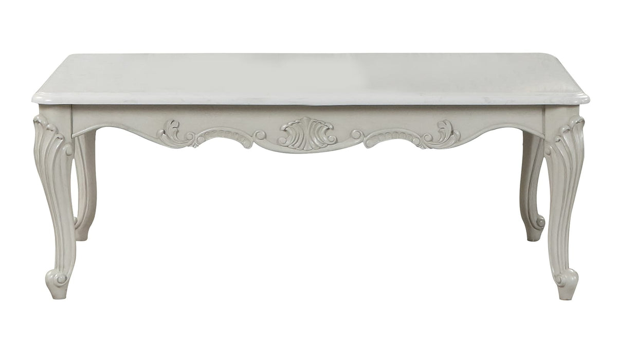 Tuscan Coffee Table - Silver Grey Wood Desk