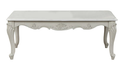 Tuscan Coffee Table - Silver Grey Wood Desk