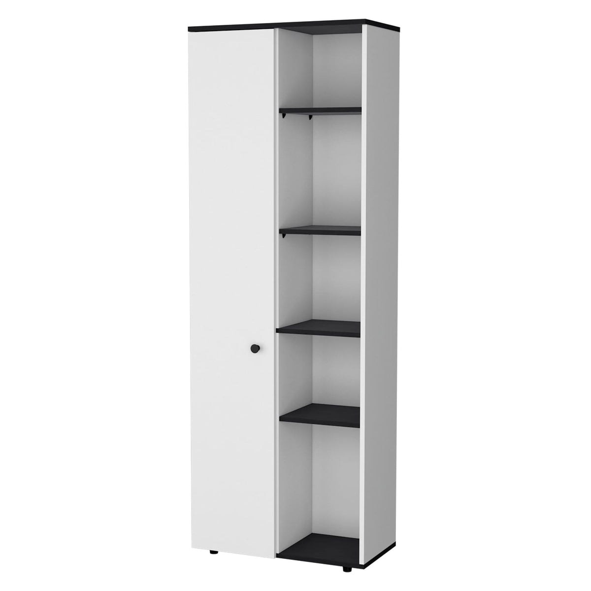 Multi Color Particle Board Kitchen Storage Cabinet with 10 Shelves