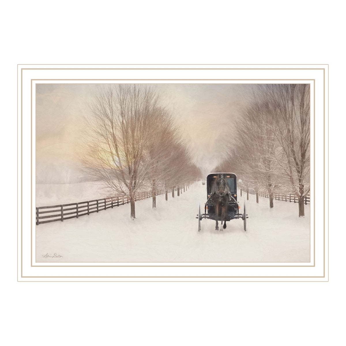 Trendy Wall Art for Living Room & Bedroom - Multi-Colored Wood Frame