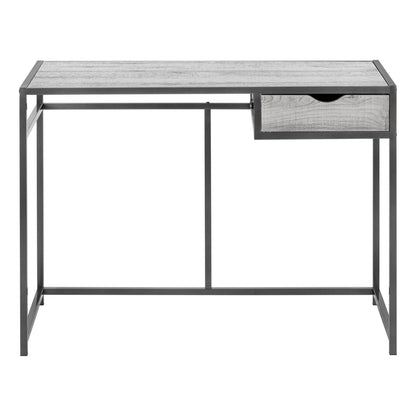 Grey Computer Desk with Storage Drawer - 42" L