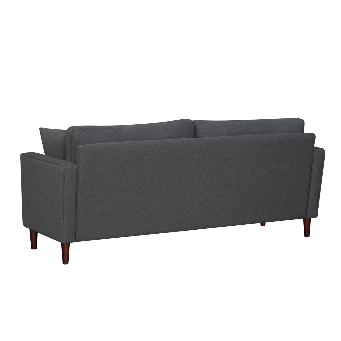 Contemporary Gray Sofa - 2 Seat Plush Comfort for Living Room
