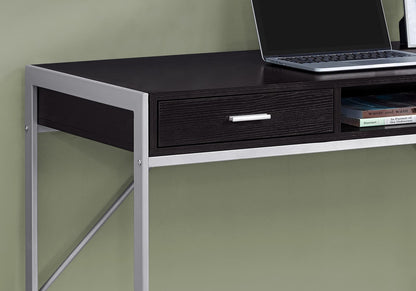 Espresso MDF Computer Desk with Storage Drawers - 48" L