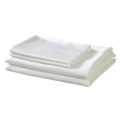 Bamboo Cotton Sheets - Soft & Smooth Queen Ivory