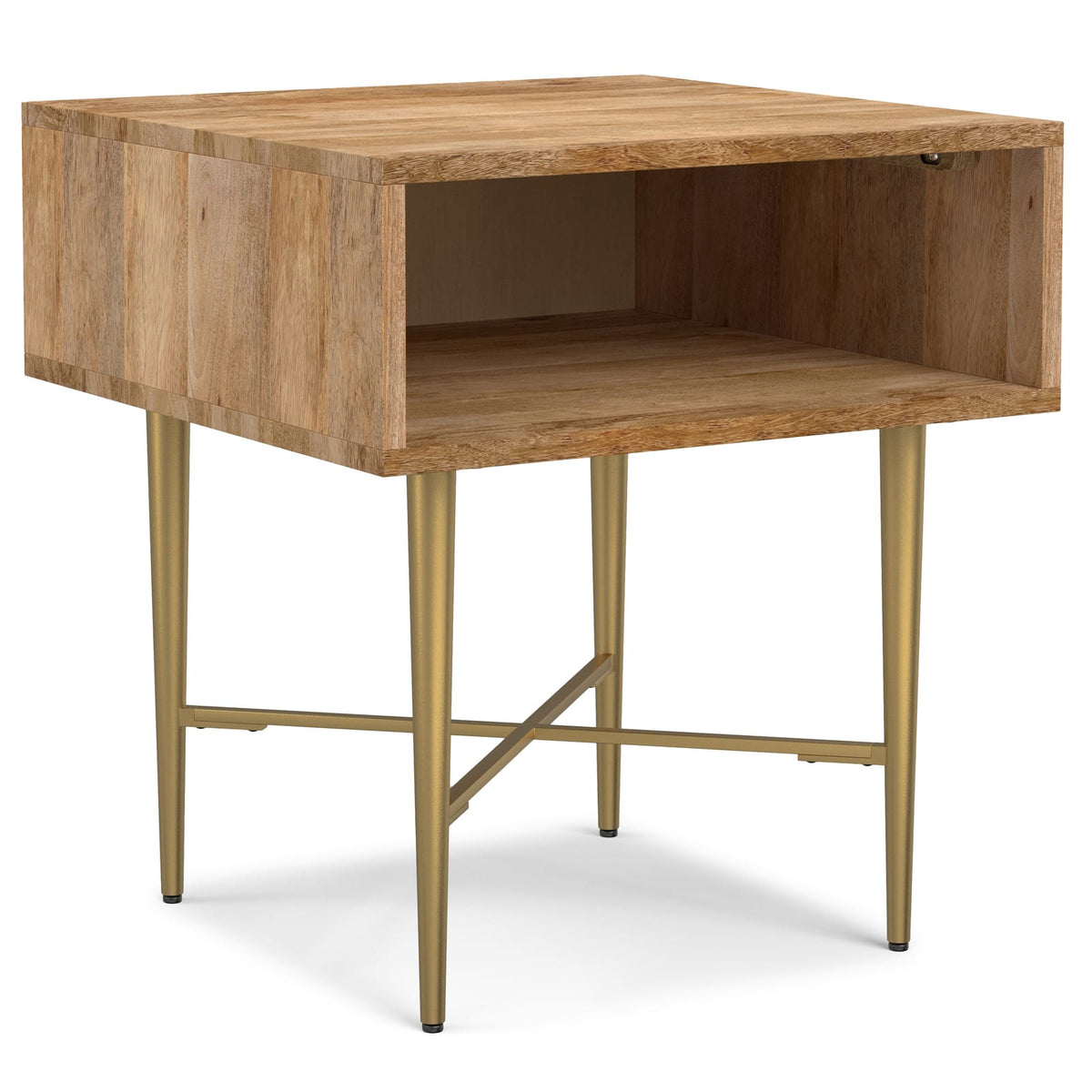 Natural Mango Wood End Table - 20" x 20"