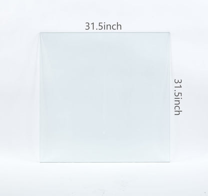 Clear Glass Dining Table Top for Modern Kitchen Storage and Dining Rooms