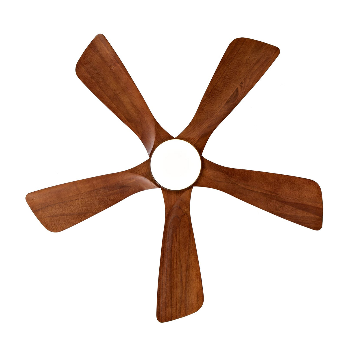 Black Ceiling Fan with Lights & Remote - 42 Inch Solid Wood