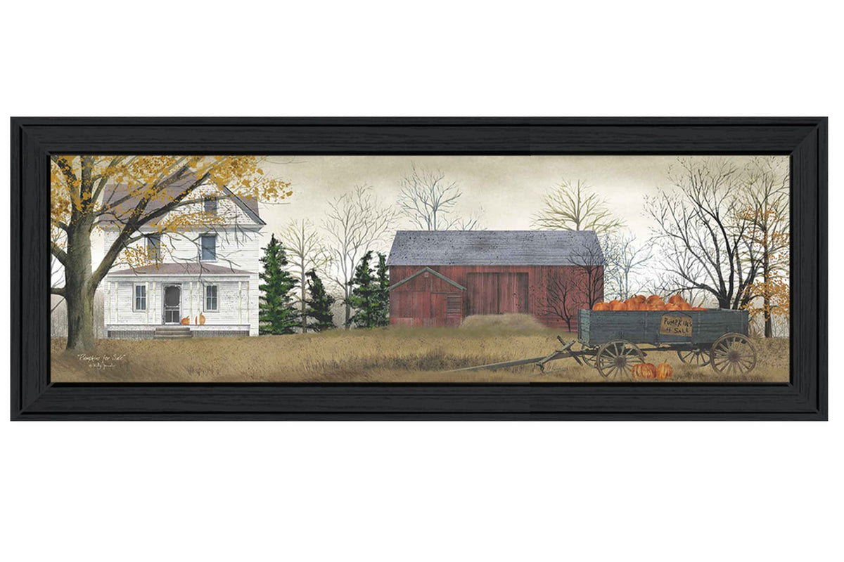 Farmhouse Pumpkin Wall Art - Modern Bedroom Decor