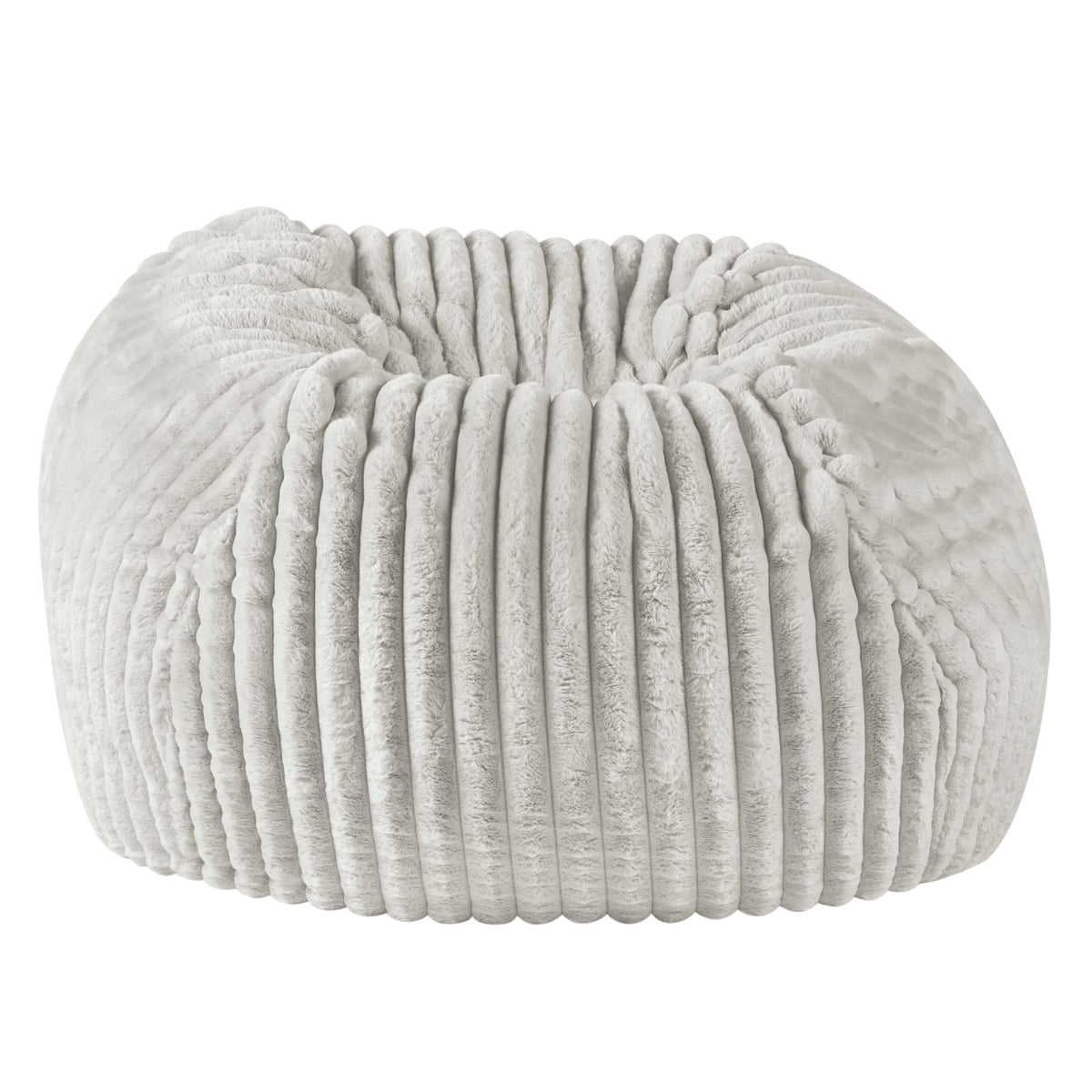 Grey Memory Foam Bean Bag Chair - 40" Wide