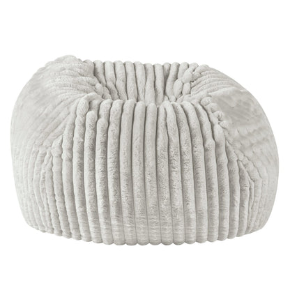 Grey Memory Foam Bean Bag Chair - 40" Wide