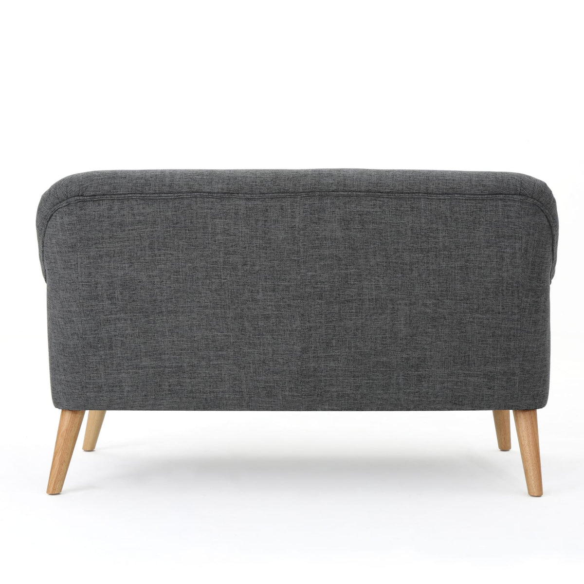 Gray Fabric Loveseat - 50.75" Two Seater
